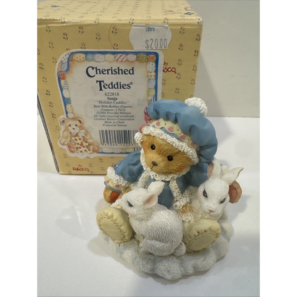 Cherished Teddies - Sonja "Holiday Cuddles" #622818 Collectible Enesco W Box